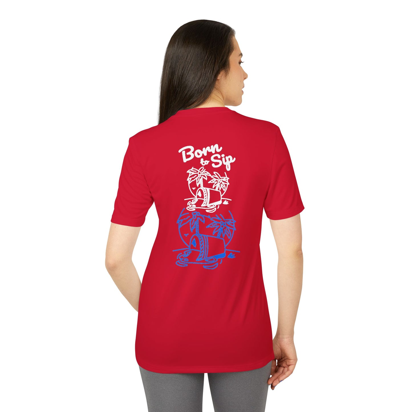 adidas® x Born to Sip Unisex Sport T-shirt