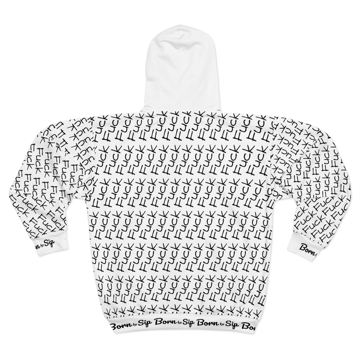 BTS “F**K” Graphic Unisex Zip Hoodie - Streetwear with Attitude