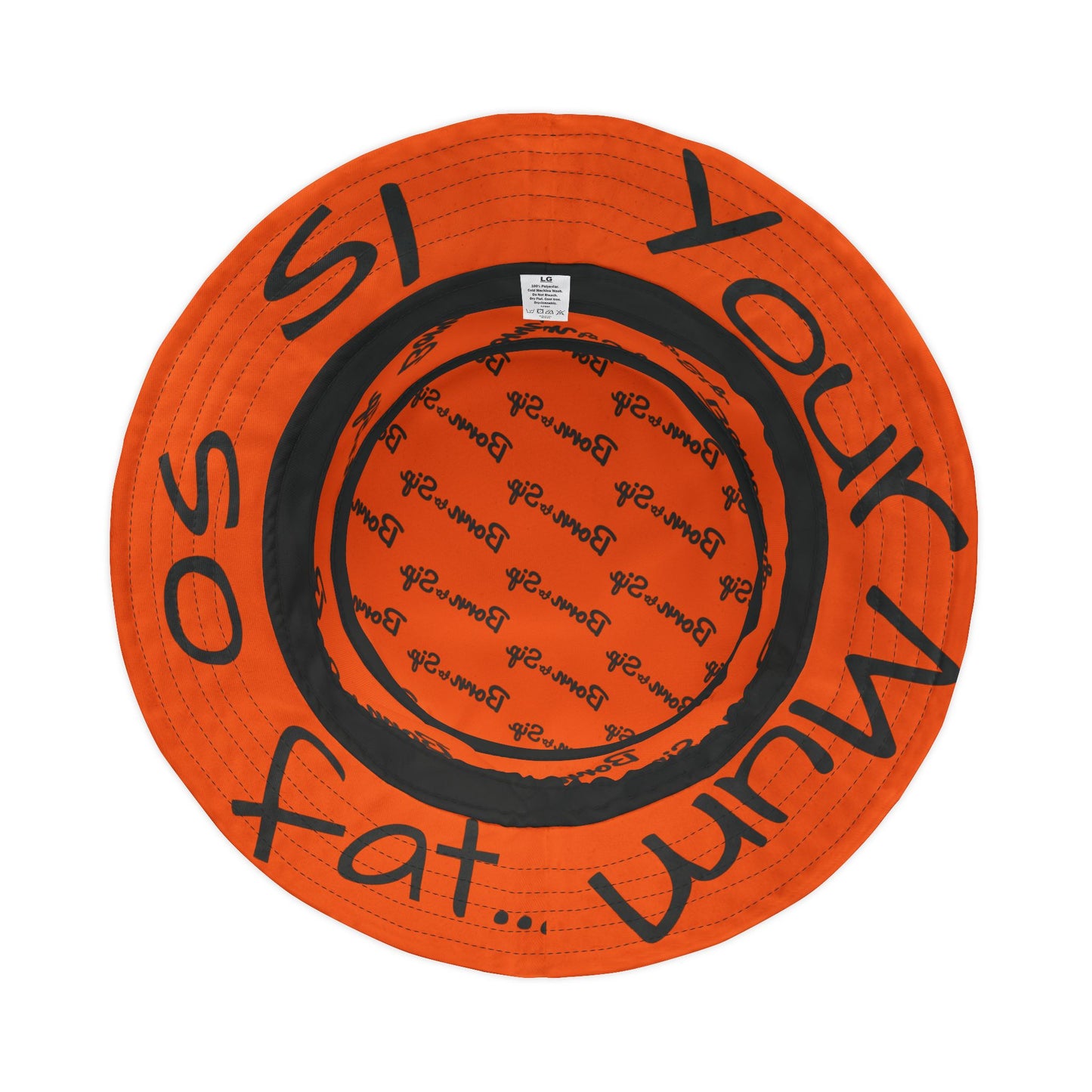 Born to Sip Orange Bucket Hat