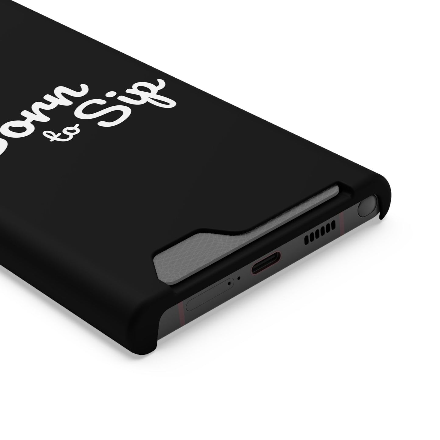 Born to Sip - Phone Case with Card Holder