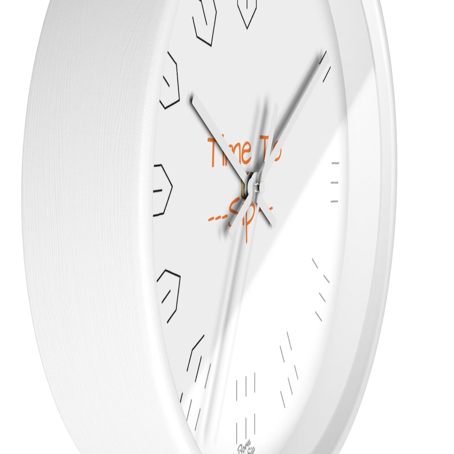 The “S” From School Wall Clock