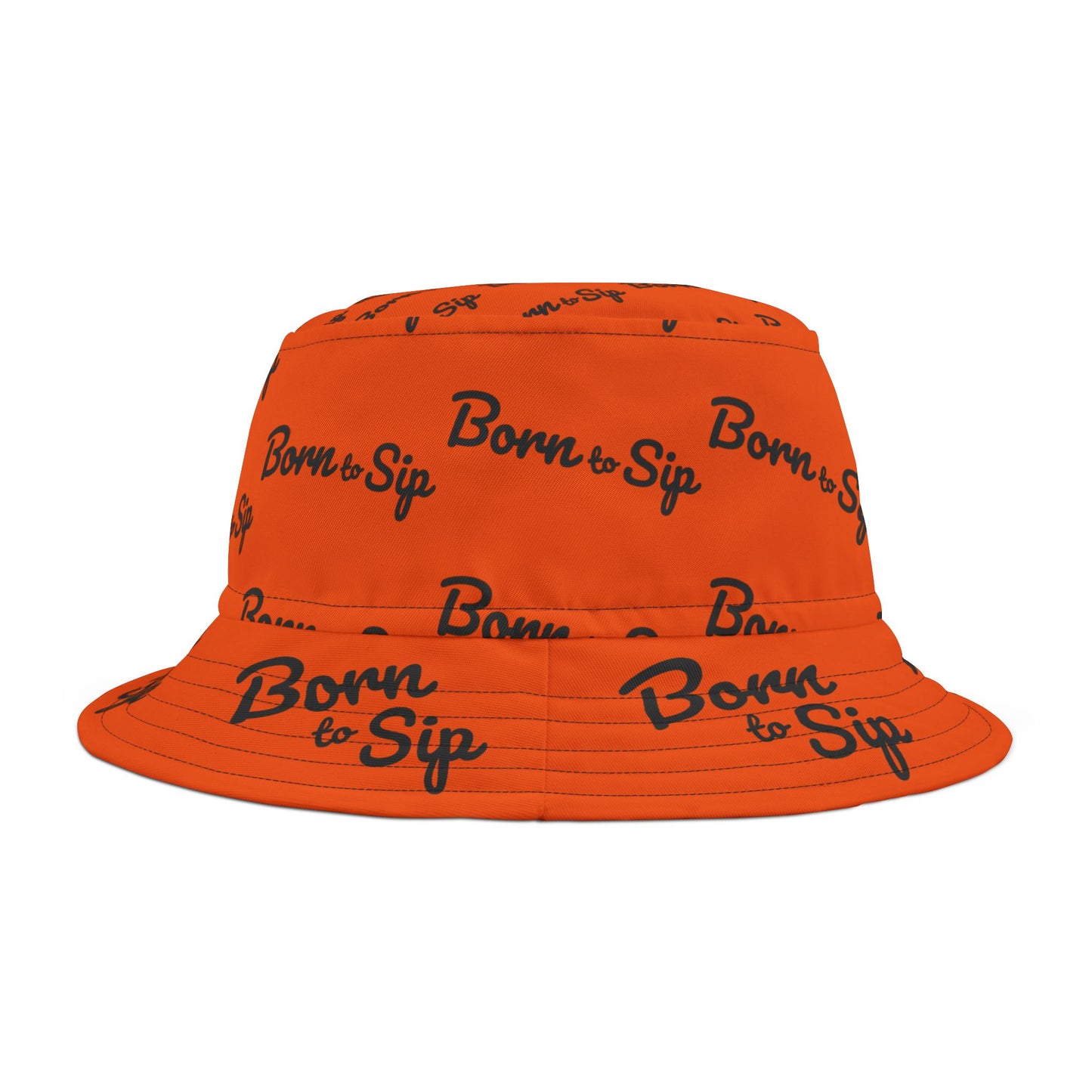 Born to Sip Orange Bucket Hat