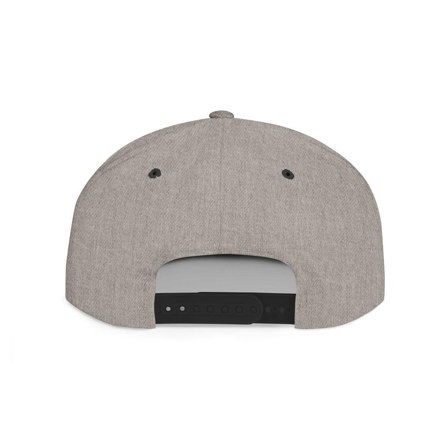 Snapback Hat — Rosewood & Luster Minimal Floral Logo Flat Bill