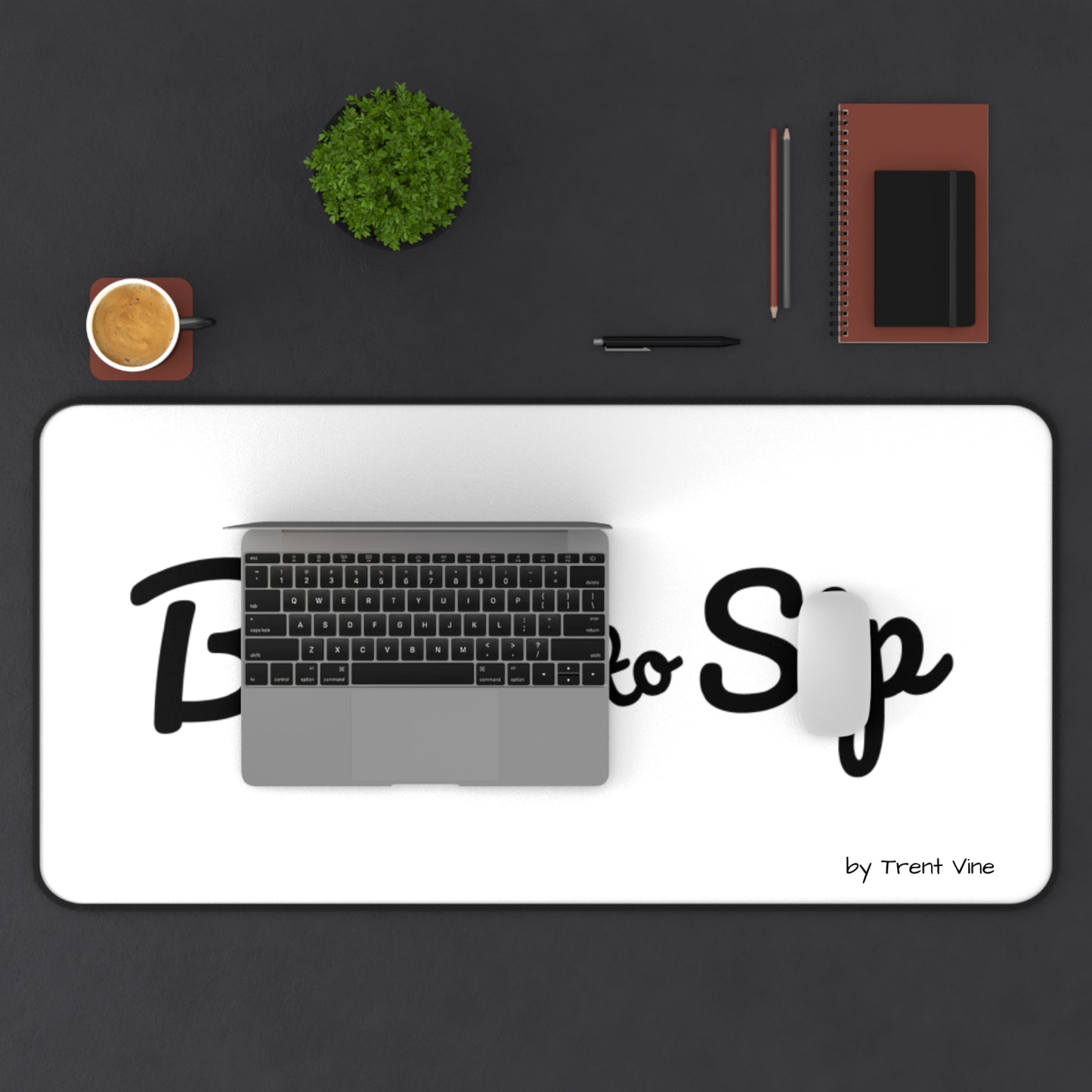 Born to Sip Desk Mat