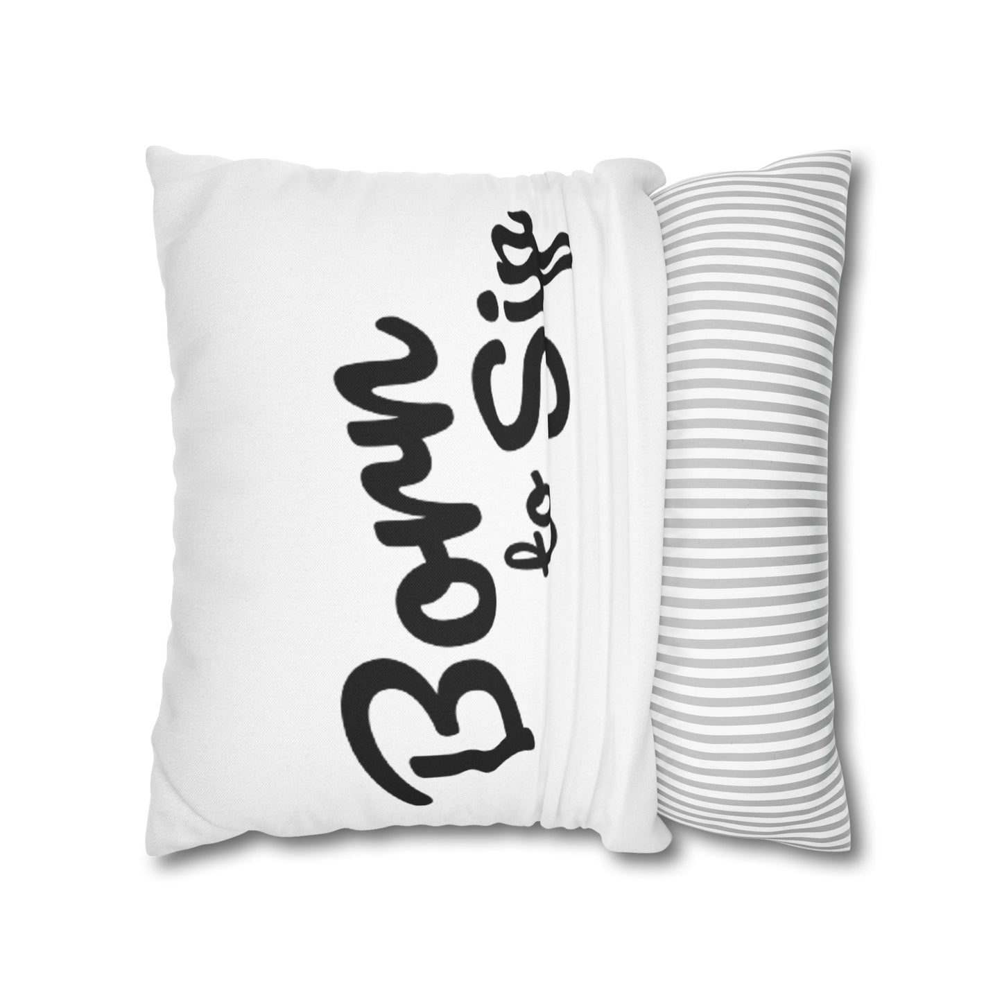 Born To Sip “statement pillow” Polyester Square Pillowcase