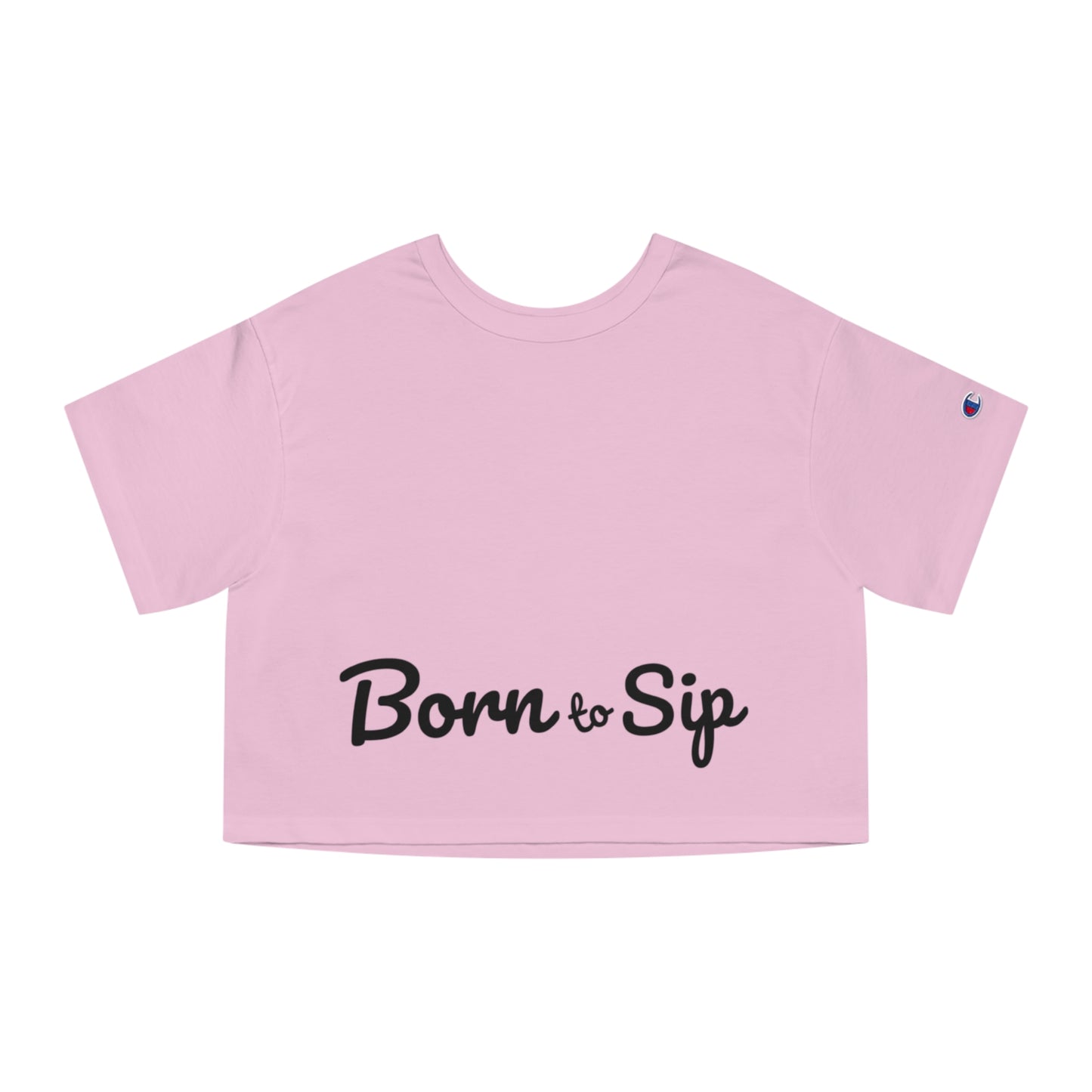Champion X Born To Sip Women's Heritage Cropped T-Shirt