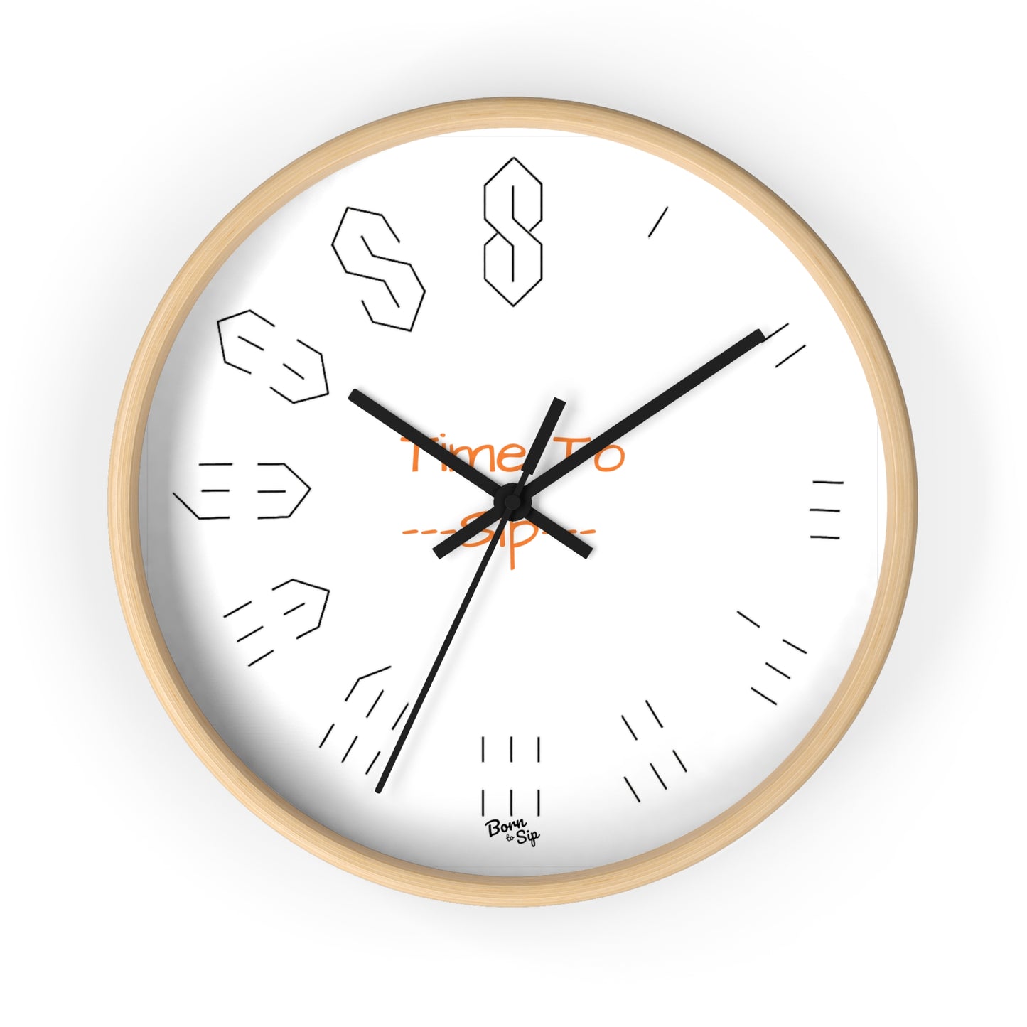 The “S” From School Wall Clock