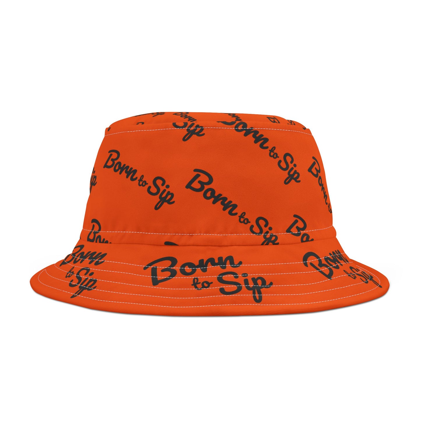 Born to Sip Orange Bucket Hat