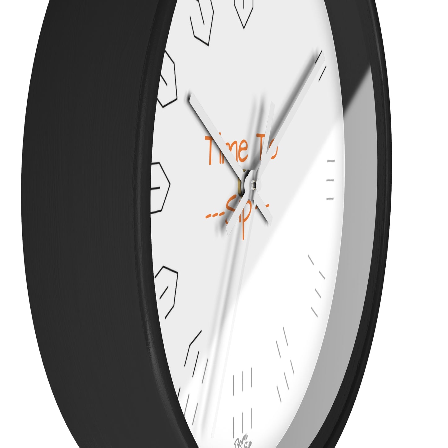 The “S” From School Wall Clock