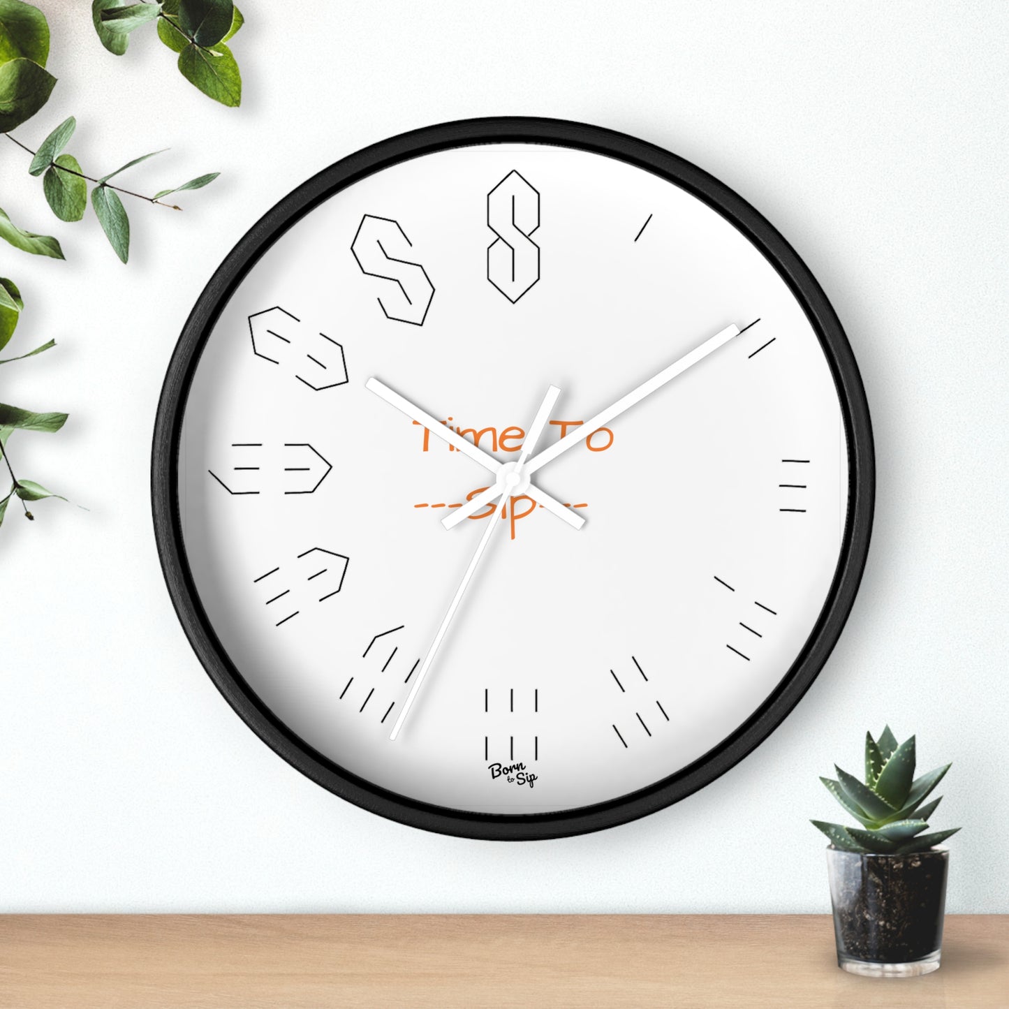 The “S” From School Wall Clock