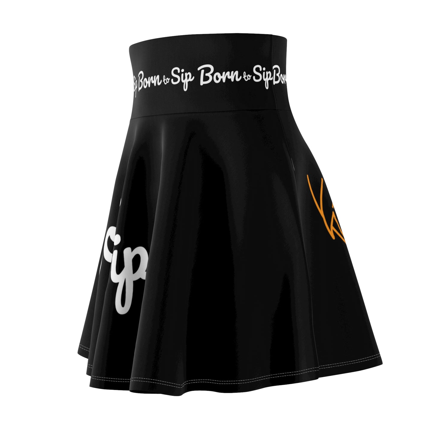 Born To Sip Skater Skirt