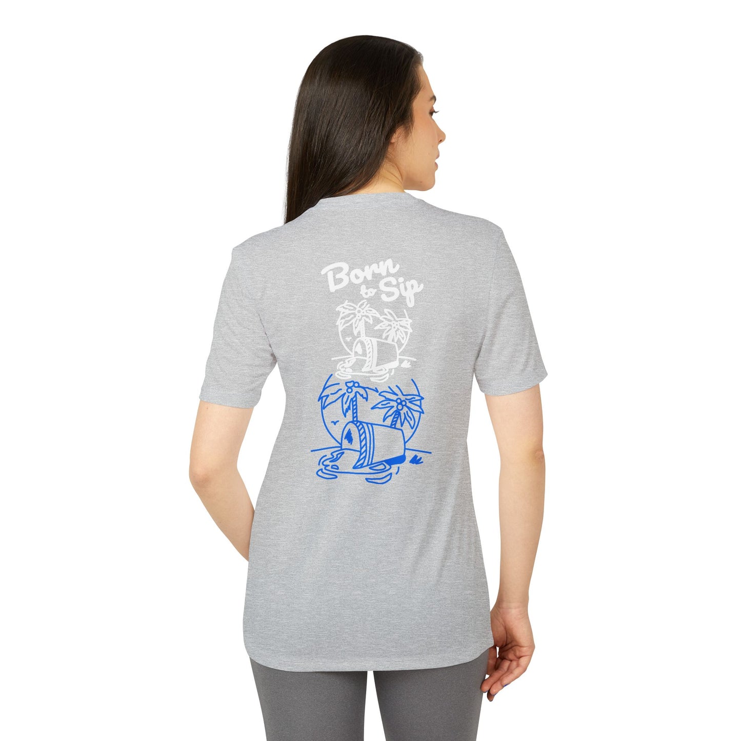 adidas® x Born to Sip Unisex Sport T-shirt