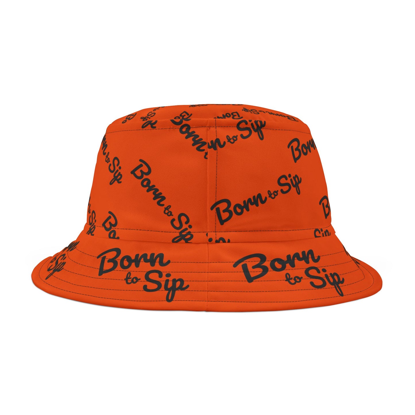 Born to Sip Orange Bucket Hat