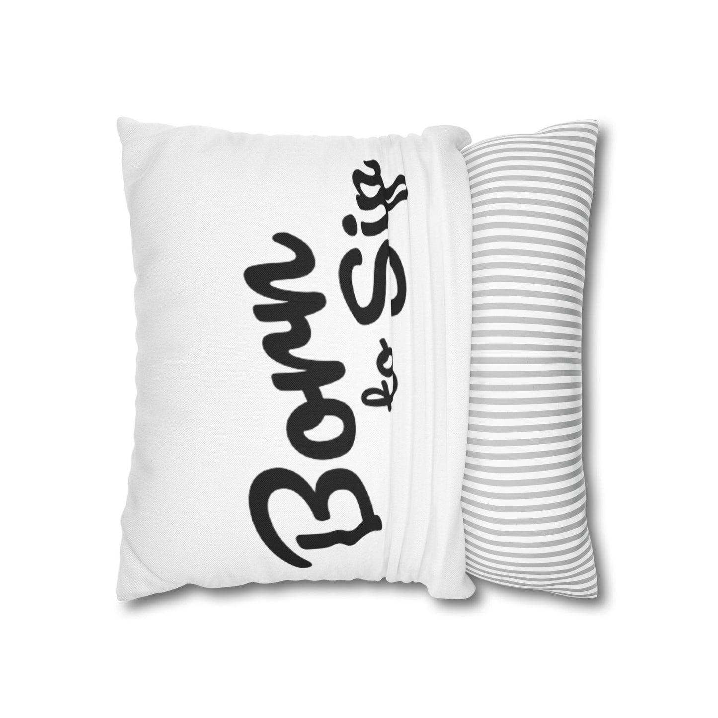 Born To Sip “statement pillow” Polyester Square Pillowcase