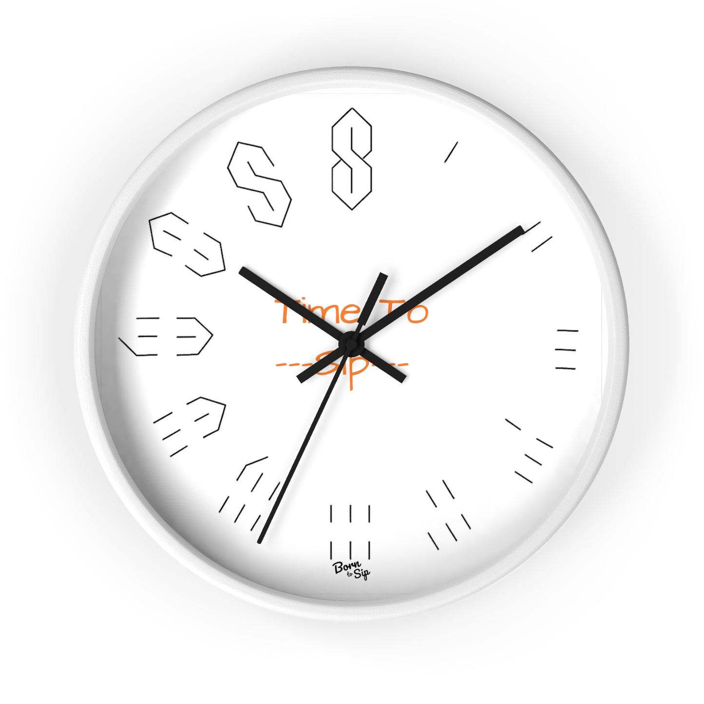 The “S” From School Wall Clock