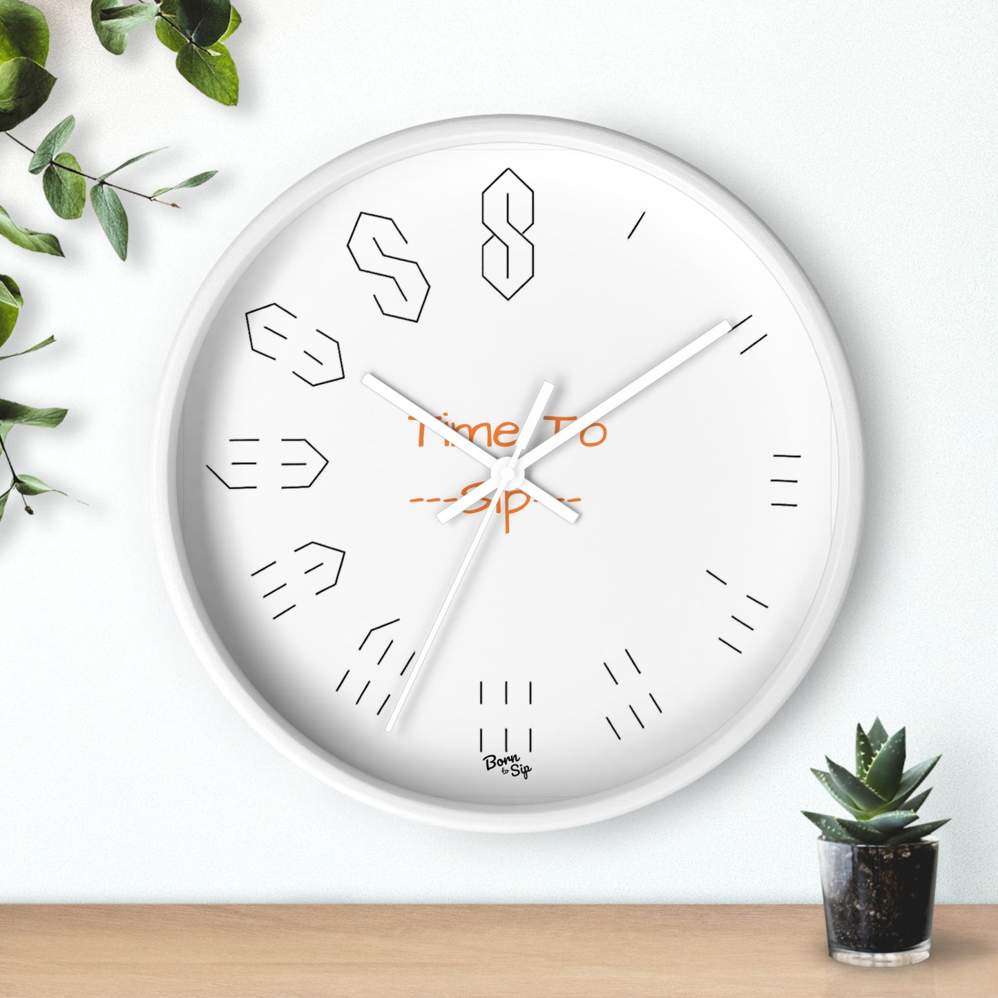 The “S” From School Wall Clock