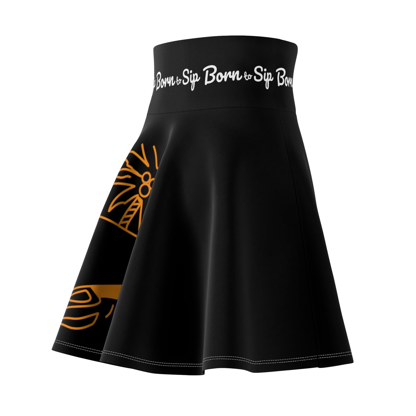 Born To Sip Skater Skirt