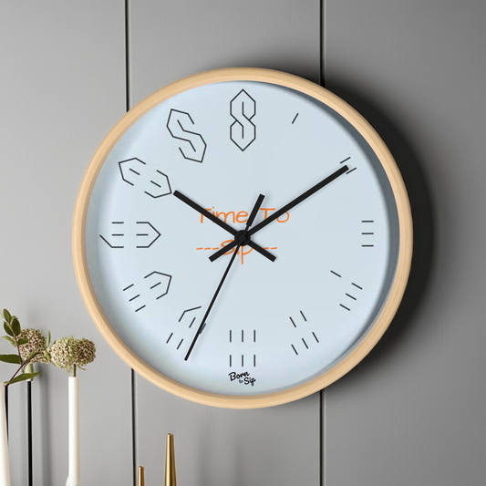 The “S” From School Wall Clock